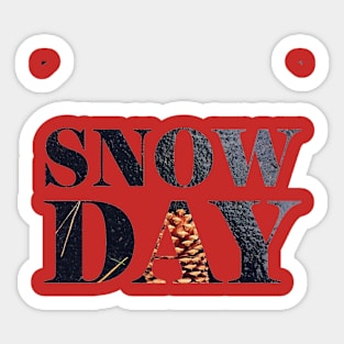 Christmas Snow Day Sticker